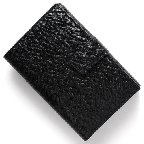 BVLGARI/ブルガリ★カーフ×２つ折り財布×ブラック★新作★ 7031110