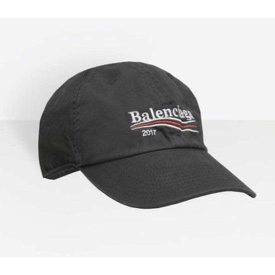 新作 大人気 17AW BALENCIAG バレンシアガ キャップ コピー ロゴキャップ ブラック 7090101 