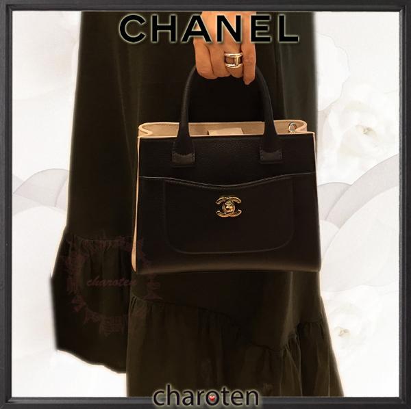 新作 CHANEL シャネルスーパーコピー 素敵バイカラー エグゼクティブトートS 7060705