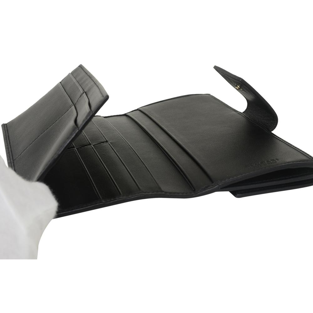 BVLGARIブルガリスーパーコピー N級品 Ｗホック長財布 31869 BB COLORE コローレ BLACK