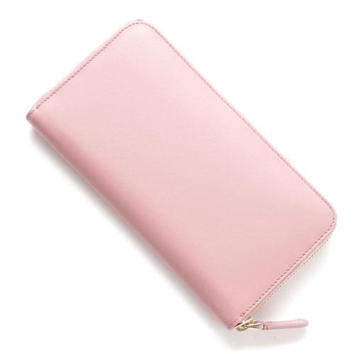 ★BVLGARI/ブルガリ コピー★パイソン×ジップ長財布×オールドローズ★新作★ 7031407