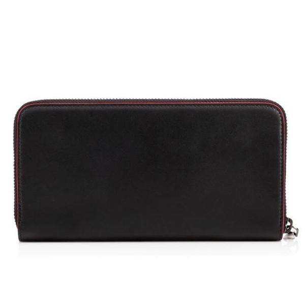 16SS★ルブタン 財布 コピー Christian Louboutin★新サイズで再入荷！Panettone　カーフレザー黒 6053008
