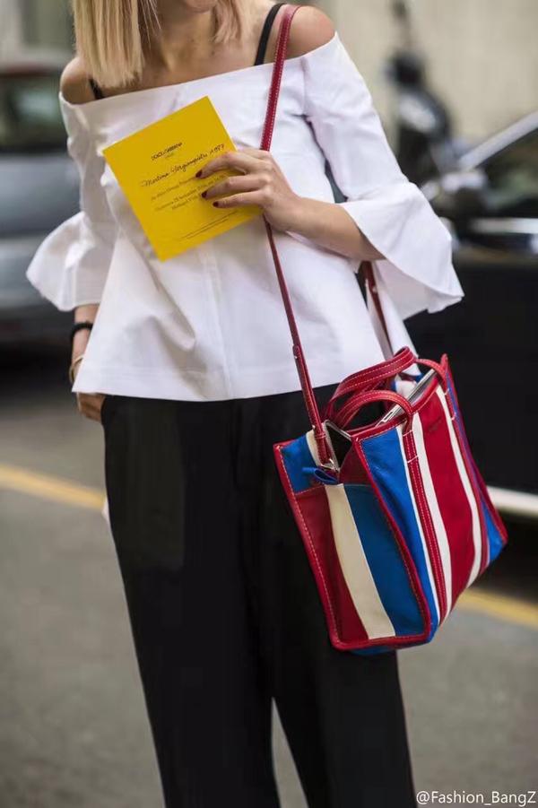 新着★ バレンシアガ スーパーコピー  新作 BALENCIAGA☆BAZARショッパーS“ROUGE” 443096DE9CN