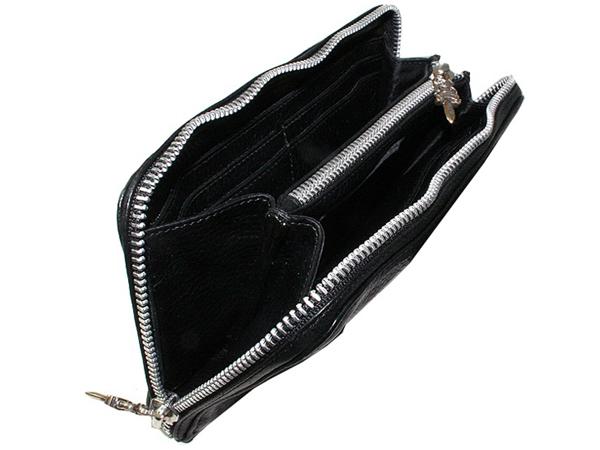 クロムハーツ ベビーバンクローバー 小銭入れ分離 BLK Chromehearts7010962