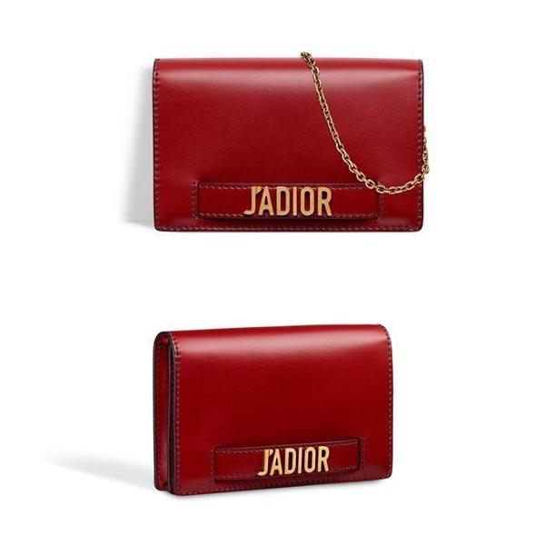 ディオールスーパーコピー J'ADIOR ウォレット バッグ チェーン レッドS0105CVZU M40R