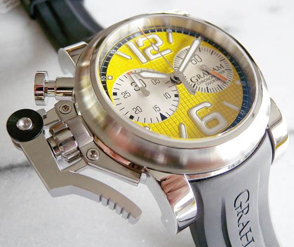 グラハム スーパーコピー クロノファイター オーバーサイズ レンジャーイエロー GRAHAM CHRONOFIGHTER 2OVAS.Y01A.K10B