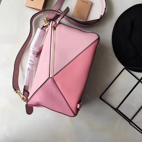 2017新作 LOEWE ロエベスーパーコピー【Puzzle Small Bag】パズル バッグ S ☆ピンク☆322.30UK77