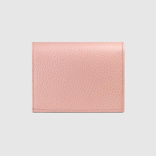 2017SS★GUCCI グッチ スーパーコピー〔プチ マーモント〕レザー小銭入付 カードケース 7060601