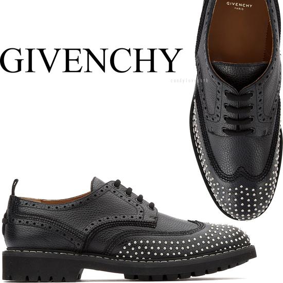 GIVENCHY靴 コピー エンブリッシュド レザー レースアップ BM08266935