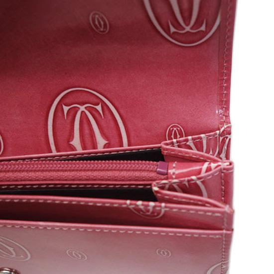 CARTIER/カルティエ スーパーコピー 二つ折り長財布 ピンク L3001282