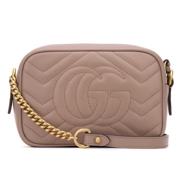 2017年春夏新作 GUCCI グッチ スーパーコピー GGマーモント キルティング ミニバッグ 448065 DRW1T