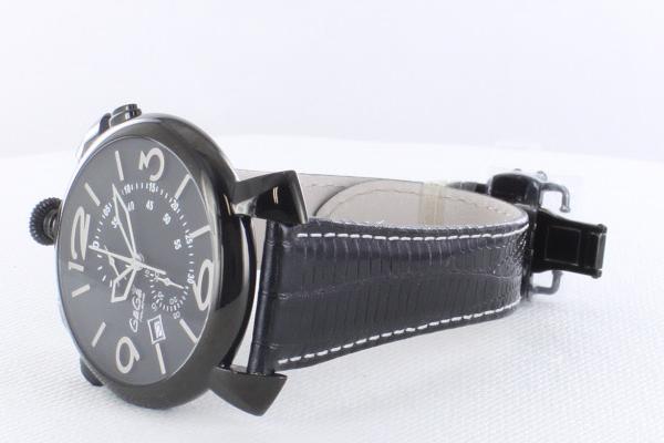 ガガミラノスーパーコピー シンクロノ46MM THIN CHRONO ブラックPVD 時計 5099.01BK