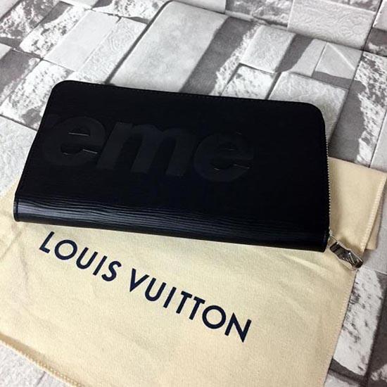 ルイヴィトン スーパーコピー LOUIS VUITTON × Supreme ジッピーオーガナイザー エピ 黒 M67723 2017年限定