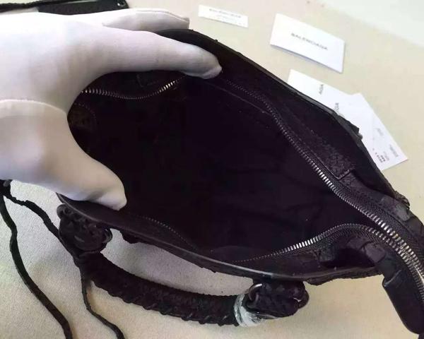 2015新作 BALENCIAGA ◆セレブ愛用！バレンシアガスーパーコピー ◆Classic Mini City ブラックミニ シティ 309544 BGNCG