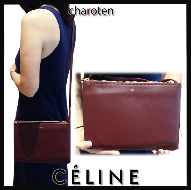 2014最新作新作入荷★ CELINE セリーヌコピーこっくり秋冬色トリオラージ