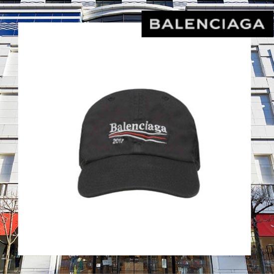 新作 大人気 17AW BALENCIAG バレンシアガ キャップ コピー ロゴキャップ ブラック 7090101 