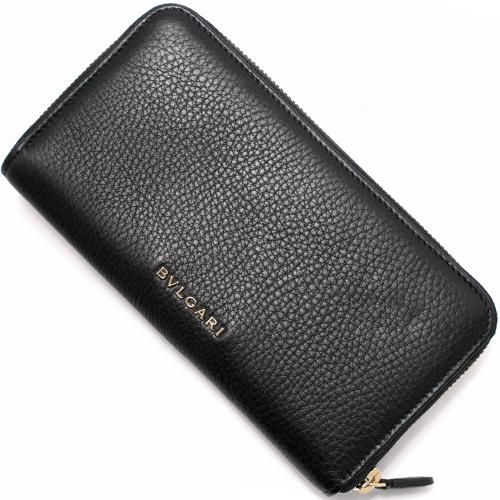 ★BVLGARI★上品グレインレザーモネーテ MONETE長財布 7031105