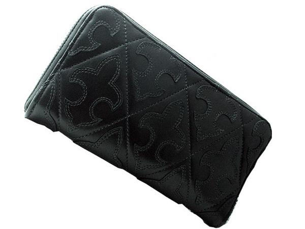 クロムハーツ 長財布コピー REC F ZIP フレア ブラック Chromehearts7010631