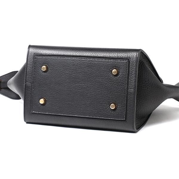 2015新作 セレブ愛用☆人気商品★CELINE セリーヌスーパーコピー☆TIE MINI★ハンドバッグ BLACK 175883TKB38NO
