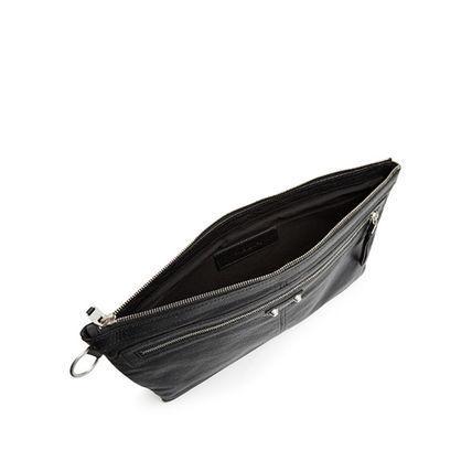 BALENCIAGAバレンシアガ クラッチバッグ コピー★ スタッズ ・黒 7062707 
