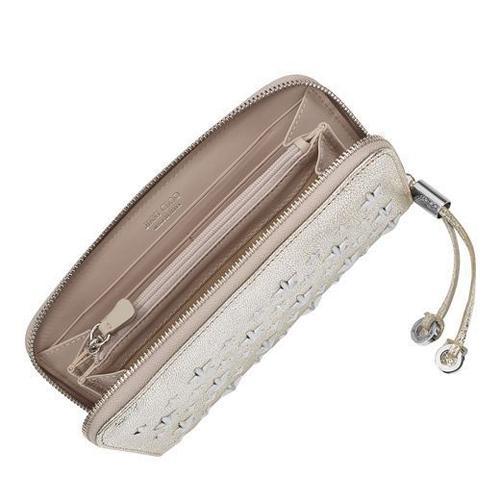 ジミーチュウ コピー JIMMY CHOO【FILIPA】長財布 ゴールドシャンパン jc70109