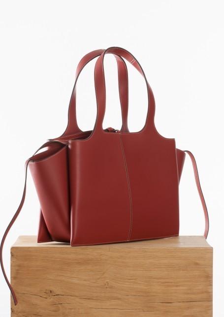 2017新作 CELINE セリーヌスーパーコピー★Tri-foldトライフォールド バッグ Red medium 7080702