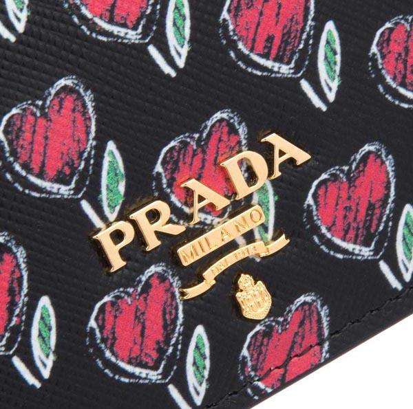 PRADAプラダ財布コピー サフィアーノカーフ プリント 財布 1MV2042BFA