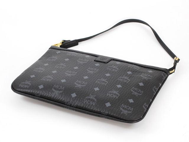 エムシーエム【MCM コピー】バッグ トートバッグ『秋冬』MWP4AVI38/BK001 SHOPPER Pリバーシブルトートバッグ ポーチ付 ブラック レザー ユニセックス