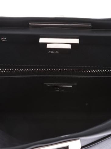 新作【フェンディスーパーコピー FENDI】フリル Wave Regular Peekaboo Black 8BN290I8MF06MR