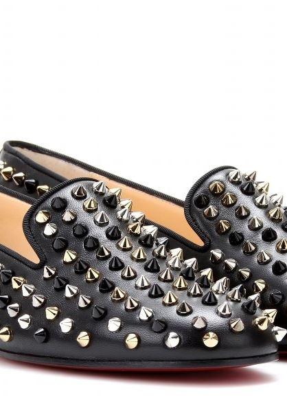 2016-17AW新作 クリスチャンルブタン コピー Christian Louboutin  16AW ROLLINGスパイクレザーローファー 16100318