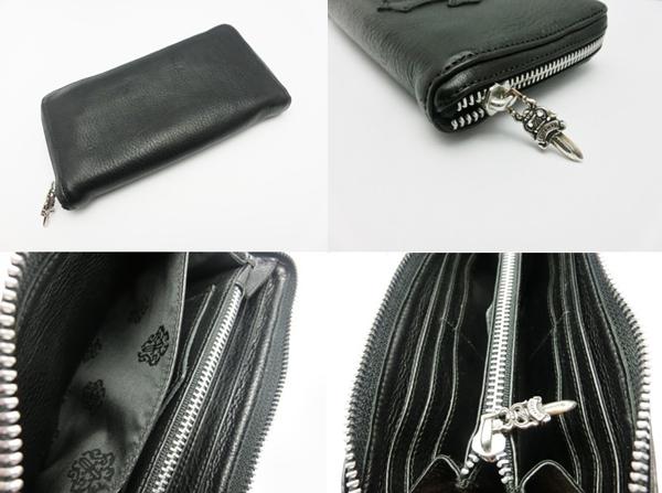 クロムハーツ ベビーバンクローバー 小銭入れ分離 BLK Chromehearts7010962