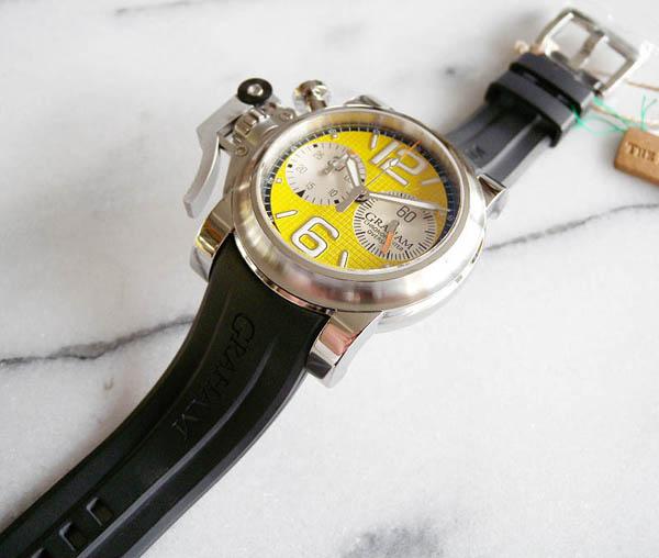 グラハム スーパーコピー クロノファイター オーバーサイズ レンジャーイエロー GRAHAM CHRONOFIGHTER 2OVAS.Y01A.K10B