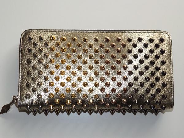 ルブタン 財布 コピー 希少カラー☆Panettone Wallet LAM スパイク長財布 Mix 7011623