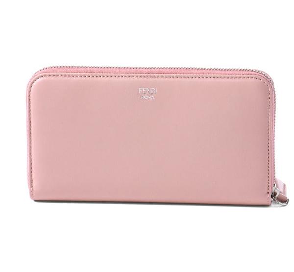 2017春夏新作 FENDI フェンディスーパーコピー ラウンドファスナー長財布 ピンク 8M0299 SL6 F02L0 