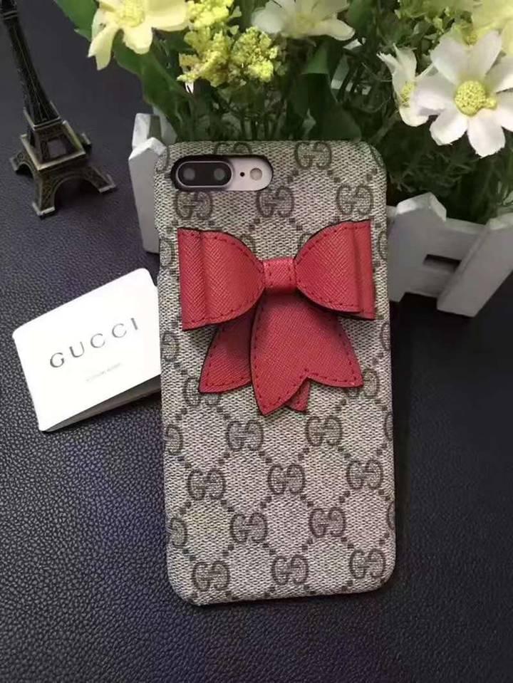 グッチ iPhone8カバー 蝶結び Gucci アイホーンケース カワイイ IPHONE6SPLUS ハードカバー ジャケット 7101218 