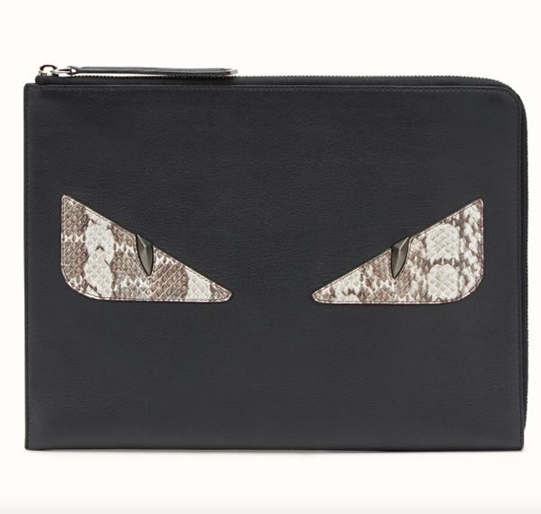 2017新作フェンディクラッチスーパーコピー FENDI☆iPadも入るCRAYONS モンスタークラッチバッグ 8M03705RRF02T2