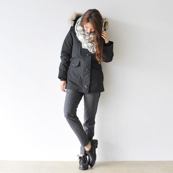 2017秋冬新作 CANADA GOOSE カナダグース CHARLOTTE/シャーロット フードファーダウンジャケット レディース 7110903
