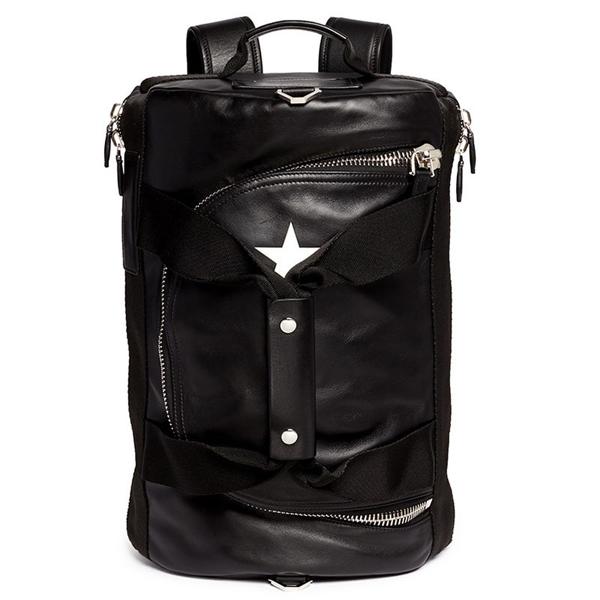 GIVENCHY(ジバンシィスーパーコピー)☆STAR PRINT レザー ダッフルバックパック 7072203