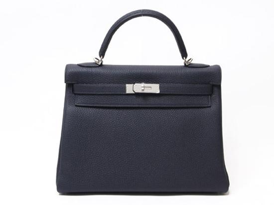 HERMES/エルメス★ケリー３２×２WAYバッグ×ニュイ★激レ7011014