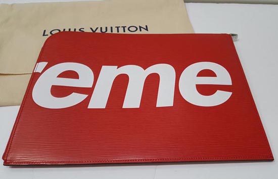 LOUIS VUITTON x Supreme ルイヴィトン M67722 ポシェットジュールGM