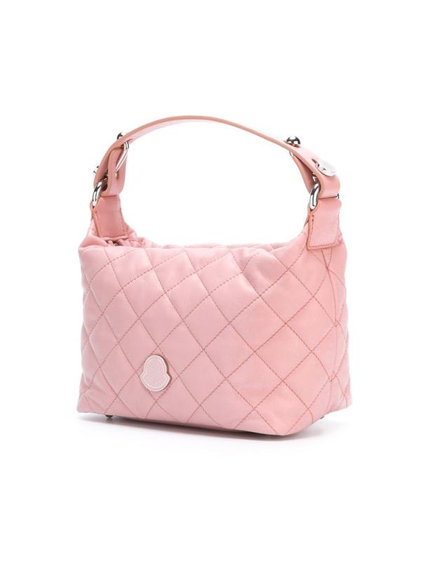 【MONCLER モンクレール】 レザー素材ミニバック　ピンク 7010504