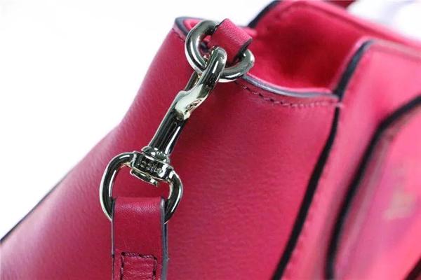 2015☆GUCCI☆グッチスーパーコピー ミニ レザー トップハンドルバッグ ローズ 368827 CAO0G 5535