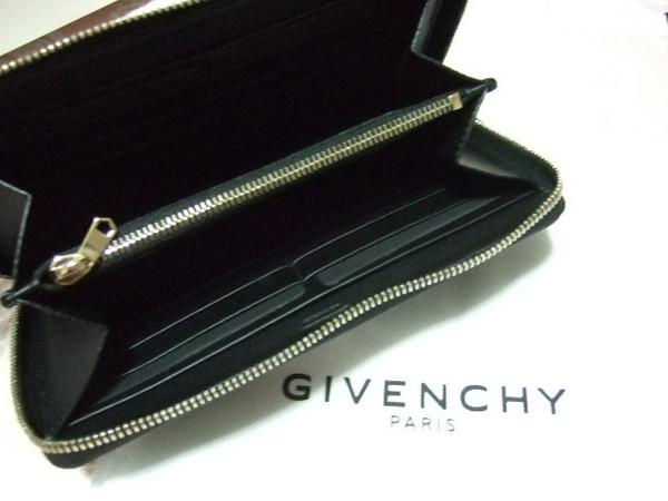 2017新作 ジバンシィスーパーコピー GIVENCHY バンビ長財布◆黒7072212
