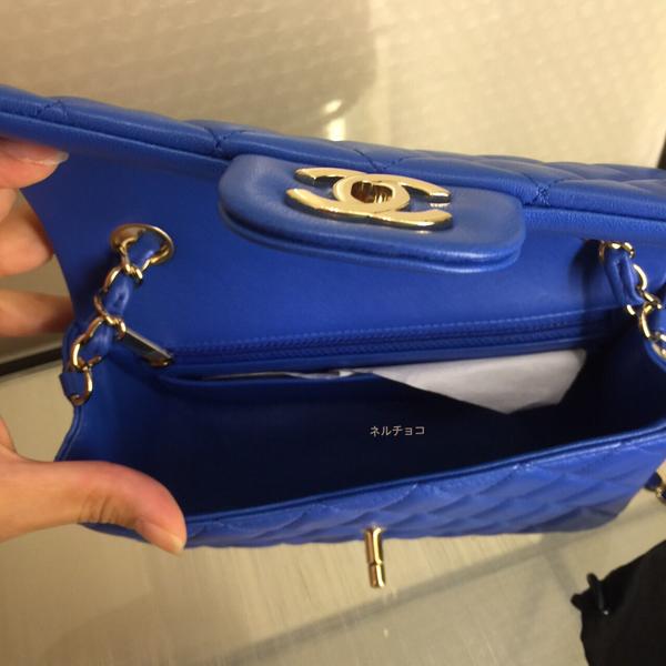 《新作限定 希大人ブルー 》2016クルーズ新作 CHANEL シャネルスーパーコピー ミニマトラッセフラップバッグ ブルー  