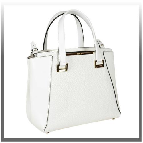 ★関税送料込★jimmy chooジミーチュウ スーパーコピー ALFIE WHITE BAG アルフィホワイト☆