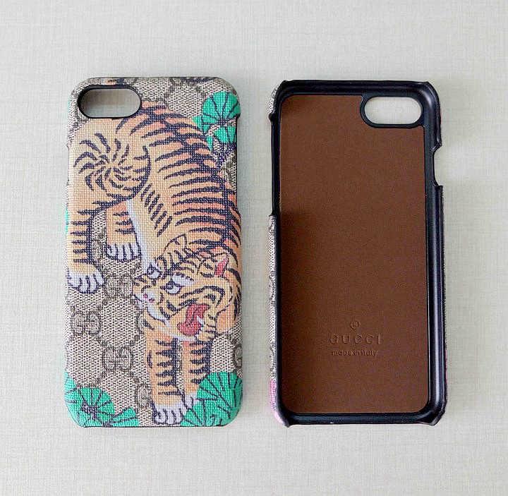 グッチ アイホン6sプラス ケース 虎 プリント GUCCI IPHONE7ハードカバー ペア ブラント iPhone8plus カバー 薄型 7092312 