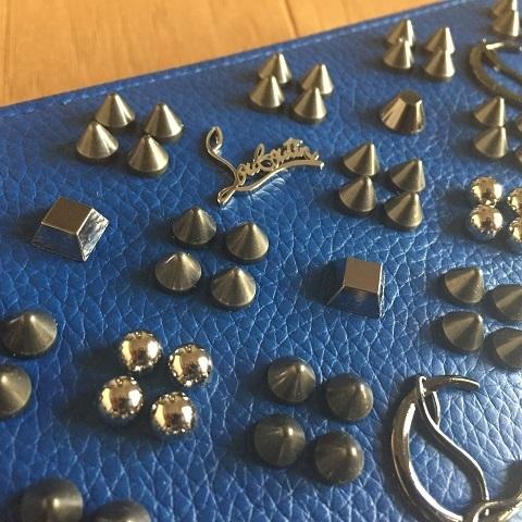 ルブタン 財布 コピー Panettone長財布Loubinthesky☆インディゴ 7042702