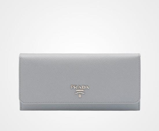 新作 プラダ コピー SAFFIANO バイカラーカードホルダー付長財布 1MH132
