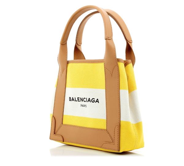 新作バレンシアガスーパーコピー【BALENCIAGA】大人気のXSストライプキャンバストート Yellow 6062903