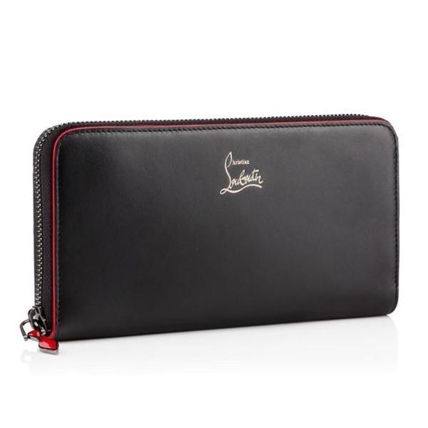 16SS★ルブタン 財布 コピー Christian Louboutin★新サイズで再入荷！Panettone　カーフレザー黒 6053008